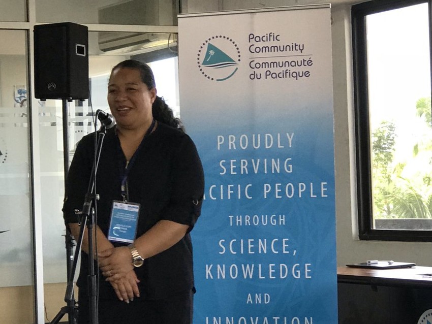 Ms Kelela Tonga, Director of the Marine and Ports Division at Tonga’s Ministry of Infrastructure. Image courtesy of The Pacific Community (SPC).