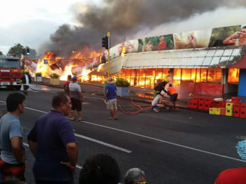 2016 fire that destroyed the market place.