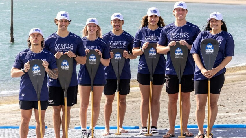 The 2025 'Engineering Eagles.' Photo Credit: University of Auckland / Ben Campbell