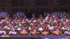 TONGA STAGE - AUCKLAND GIRLS GRAMMAR SCHOOL:  MA'ULU'ULU 