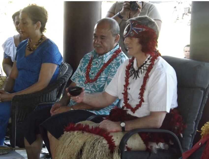 Former PM of NZ Bill English Receiving Matai Title