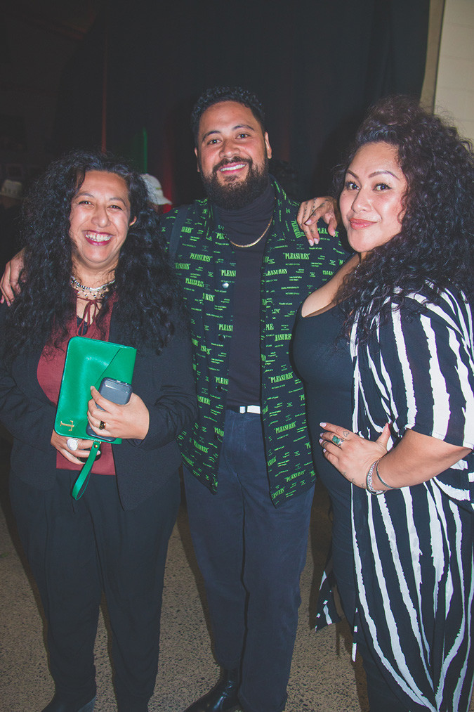 Noah Slee & Bella Kalolo with their friend