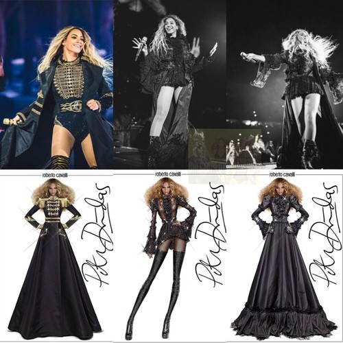 Beyonce costume designs by Peter Dundas