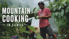 How To Cook an Umu in the Mountains - SAMOA 