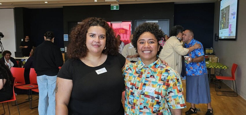Solomon Island Director Matasila Freshwater & Fijian Producer & Filmmaker Elizabeth Koroivulaono