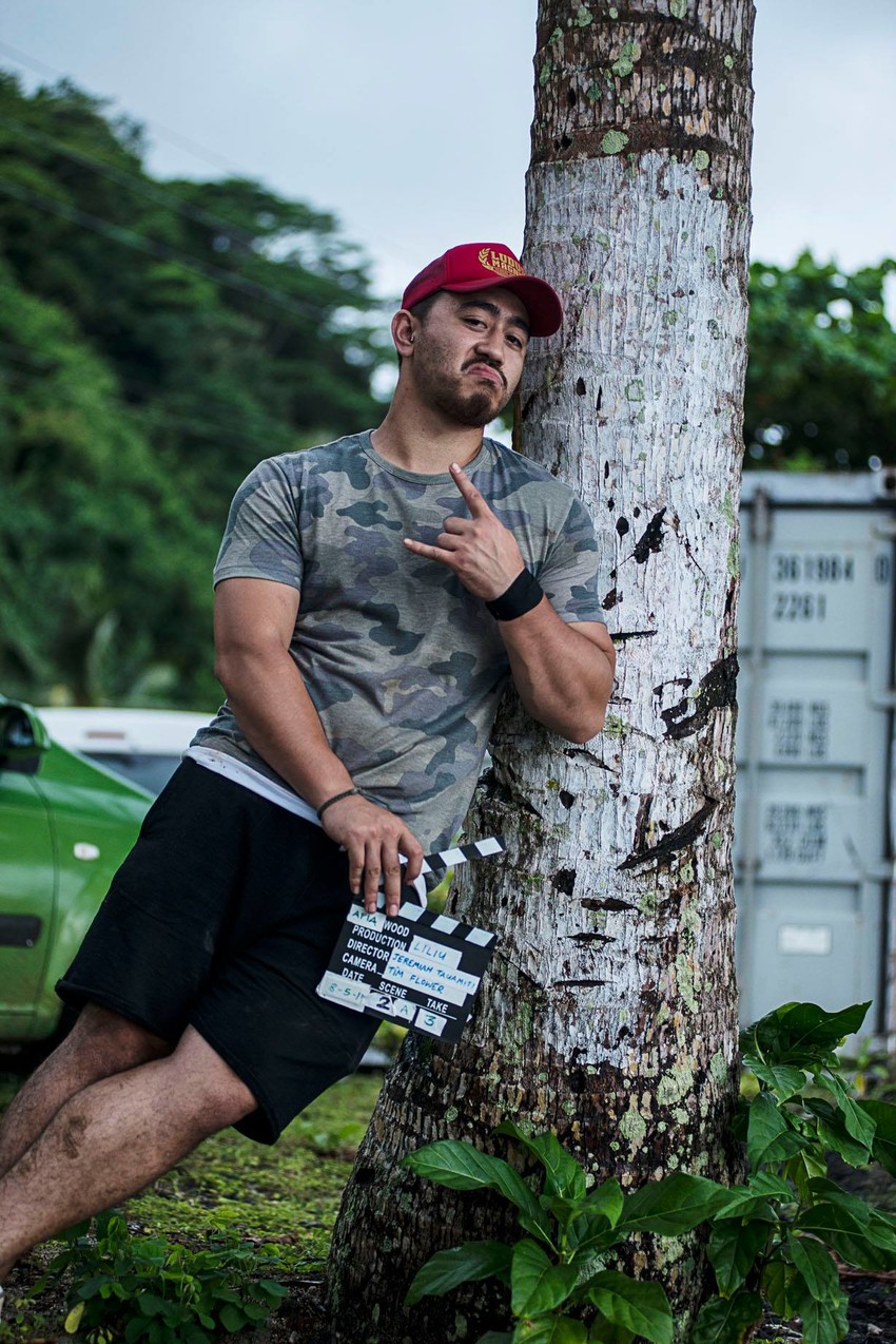 Samson 'Rambo' Vaotu'ua on location in Samoa