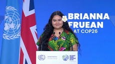 Pacific Climate Change Leader Brianna Fruean's Speech at COP26