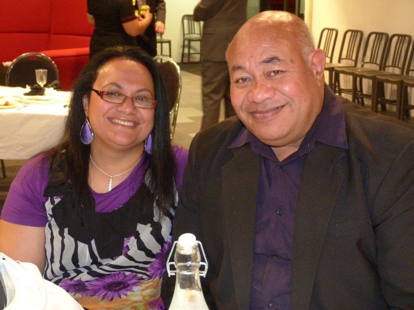 Siale Katoa Latu Pasa Faitotonu and his wife Milika Palolo Alofi Faitotonu Photo Credit: UC Pacific Development Team