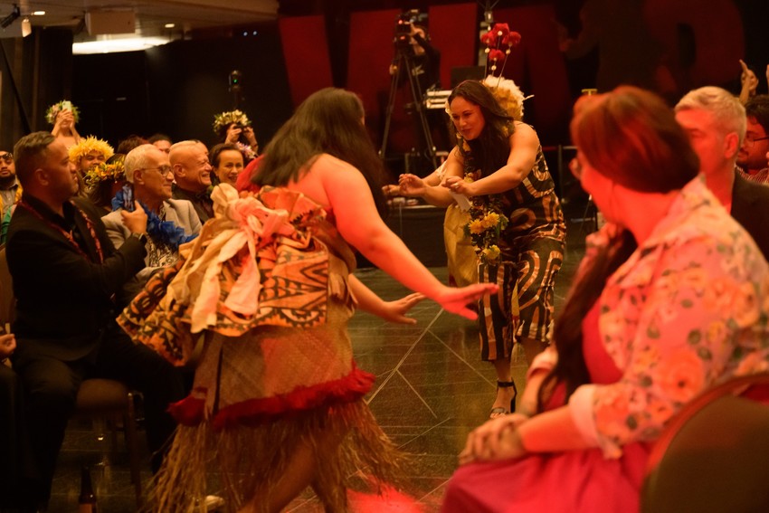 Dahlia at the Creative NZ Pasifika Arts awards - Photo Credit: Mark Tantrum