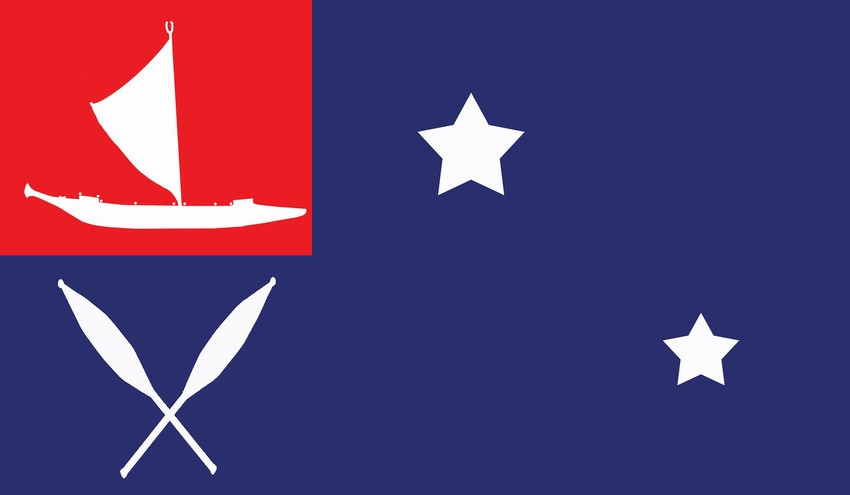 Pukapuka flag designed by Romani Katoa