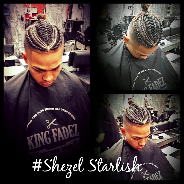 Guys cornrows/braids