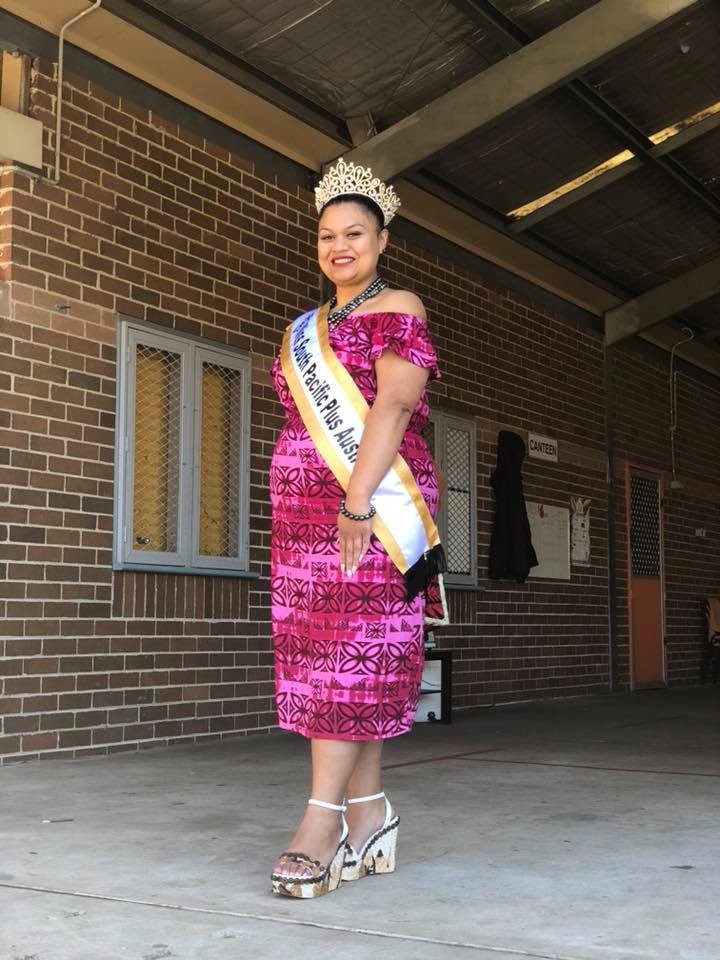 Miss South Pacific Plus Australia 2019 pictured after a wonderful church service with the Revesby Samoan AOG Church