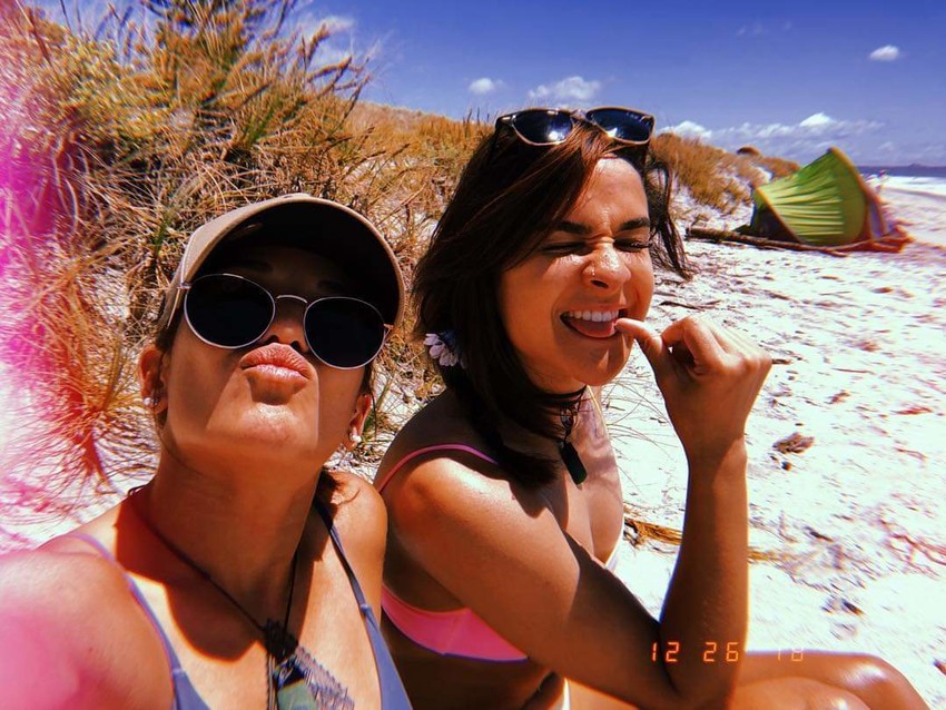 Nyrene & her sister Cheree aka Dakota Kai who fights in the WWE