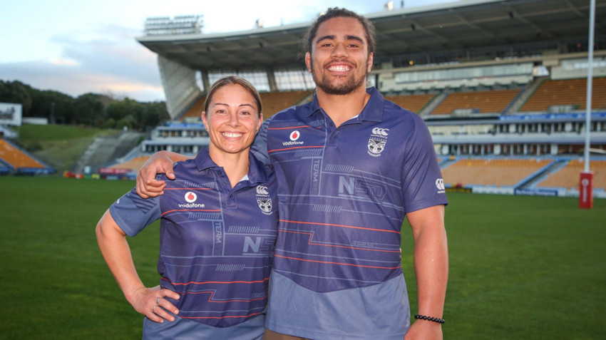 Lorina & her son Isaiah Papali'i - the 1st mother & son duo representing in the NRL for the same club.