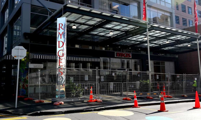  A worker at the Rydges Hotel in Auckland has tested positive Photograph: Hannah Peters/Getty Images