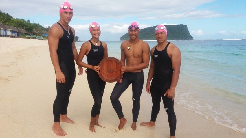 Winning the Apolima Strait swim