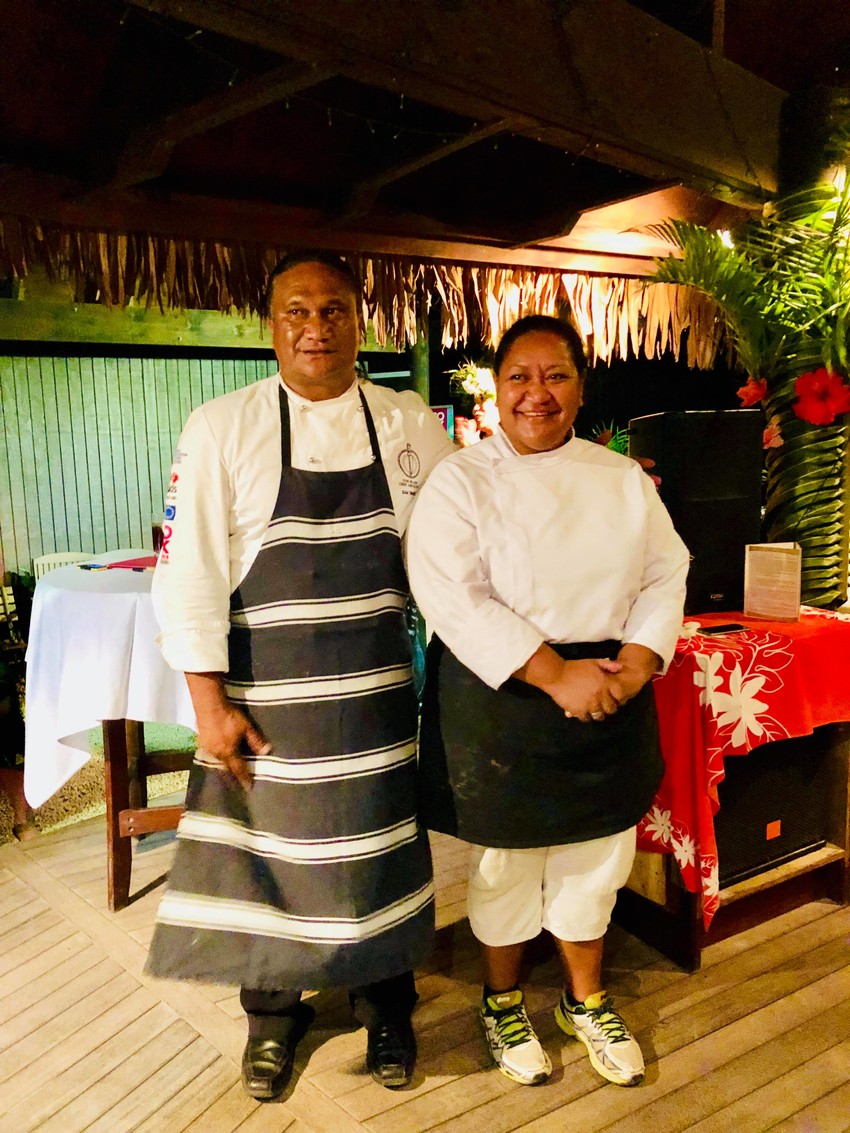 Chef Rangi Mitaera Johnson (Right)