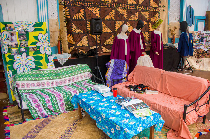 Choir gowns in the PIC Museum celebrating 70 years