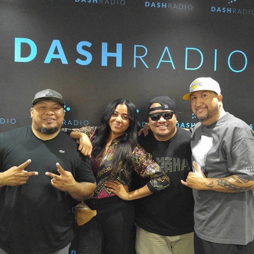 The boys with soul singer Tenelle