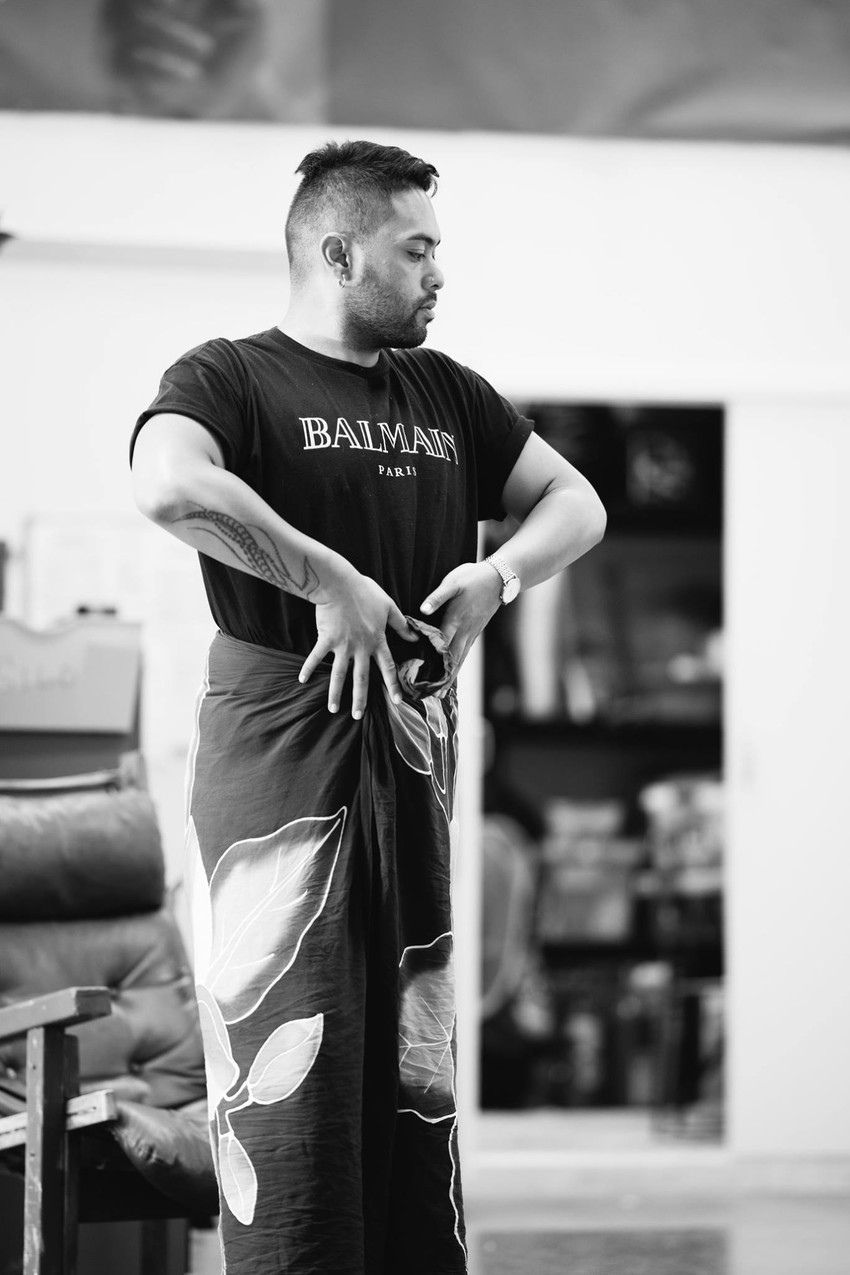 Choreographer and style icon, Mario Faumui #Balmain Photo credit: David St George Photography