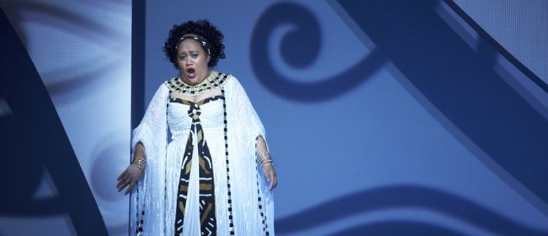 Soprano Aivale Cole performing in Wellington