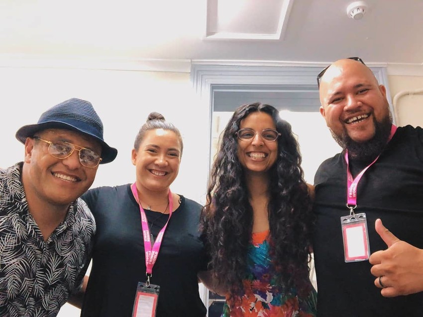 L-R Kasiano Mita, Vanessa Immink, Suhjit Khalsa and Shaun Martin