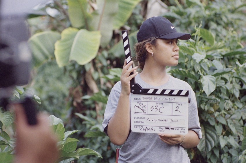 Filming in Samoa for Three Wise Cousins Photo Credit: Unko Films