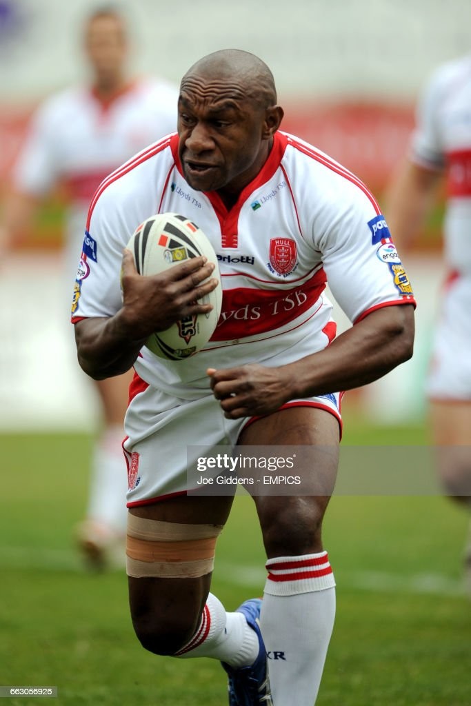 Picture from Getty Images. Stanley Gene playing for Hull KR