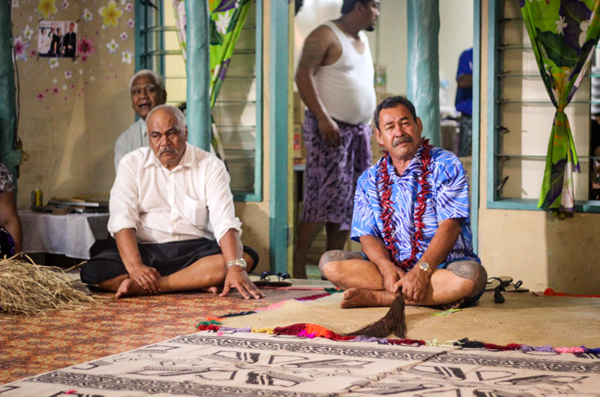 Sa'o for the Tulaga family in Vailoa - Papali'itele Tulaga Luamana'ali'i Momoisea with tulafale from Vaito'omuli - Pousui Pou Pinota