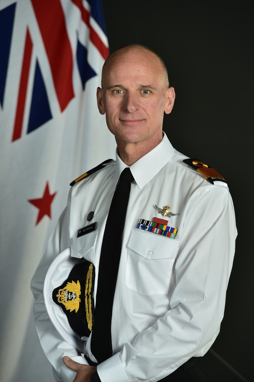 New Zealand Defence Force’s Maritime Component Commander Commodore Mat Williams. Image courtesy of the New Zealand Defence Force.