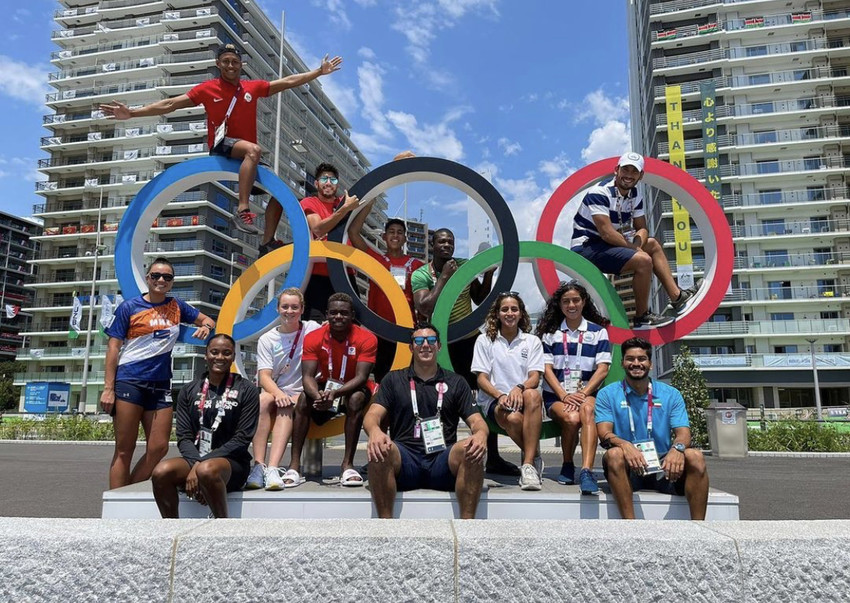 Colleen and fellow Olympians