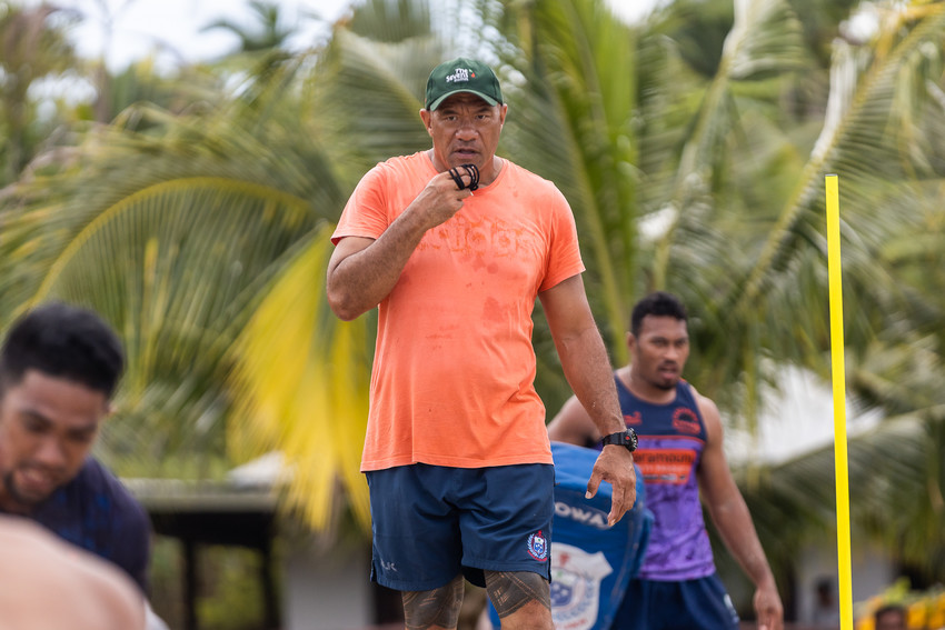 Manu Samoa 7s coach Muliagatele Brian Lima - Photo Credit: Junior S Ami/Samoa Observer