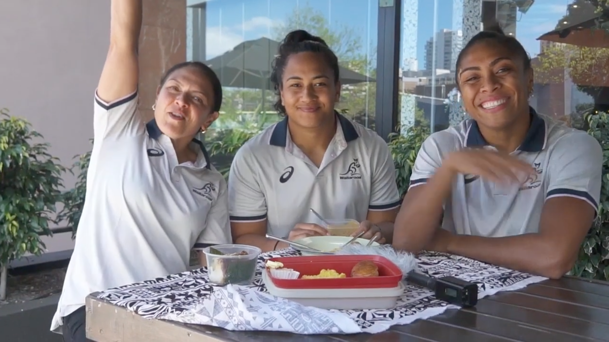 Guess the Fijian food with Wallaroos Iliseva Batibasaga, Adiana Talakai & Sera Naiqama — thecoconet.tv - The world's largest hub of Pacific Island content.uu - Vimarsana News