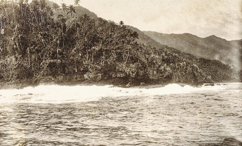 Fagaloa Coastline, 1915. Photo: Gesa Akkerman-Ohle Collection