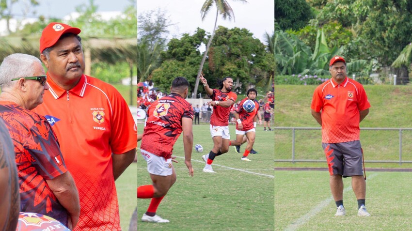 'Ikale Tahi coach Toutai Kefu. Photo credit: Tutu on the Beach