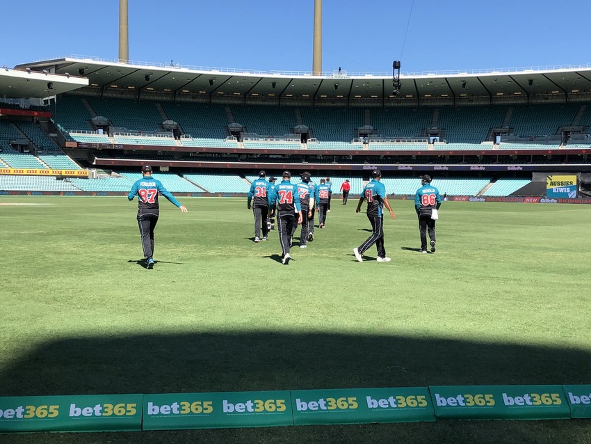 Black Caps playing to an empty stadium today