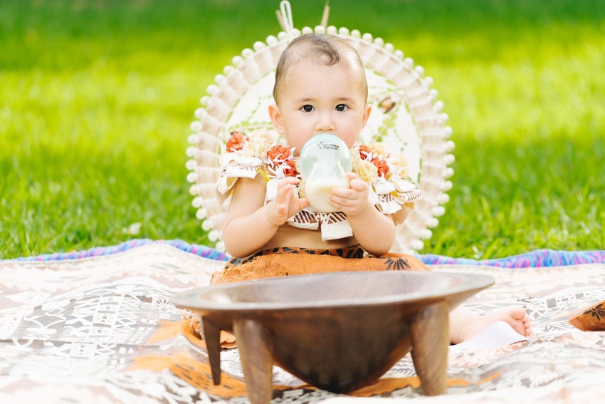 Krystian-John Aisea Savou Koroivulaono on his 1st Birthday Photoshoot