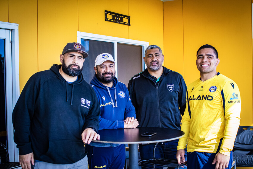 L-R David Solomona, George Dansey, Ali and Isaiah Papali'i