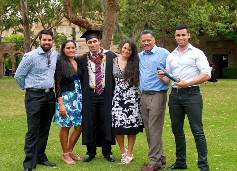 Pita, his Dad & siblings