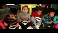 Making Koko Alaisa with the Aoga Fa'a Samoa kids 