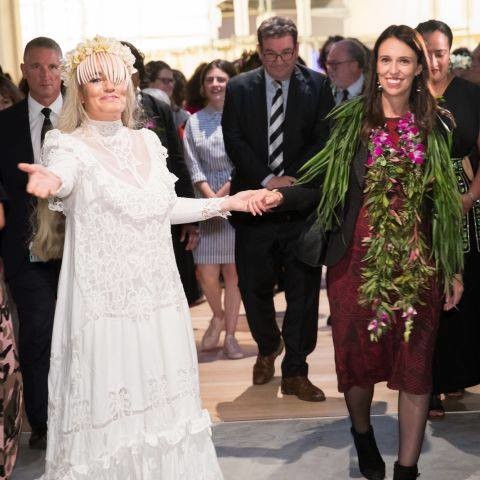 Ani O'Neill with Prime Minister Jacinda Ardern. Photo credit - The Big Idea