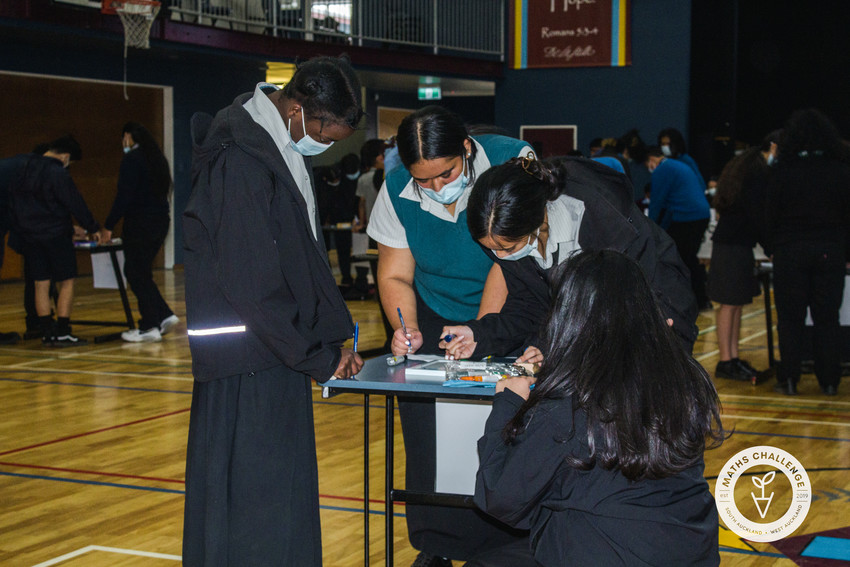 The South Auckland Maths Challenge has been held since 2019. On Wednesday, it was hosted at De La Salle College in Māngere East. Photo: Supplied