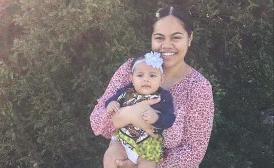 Sela Atiola and her daughter Virginia