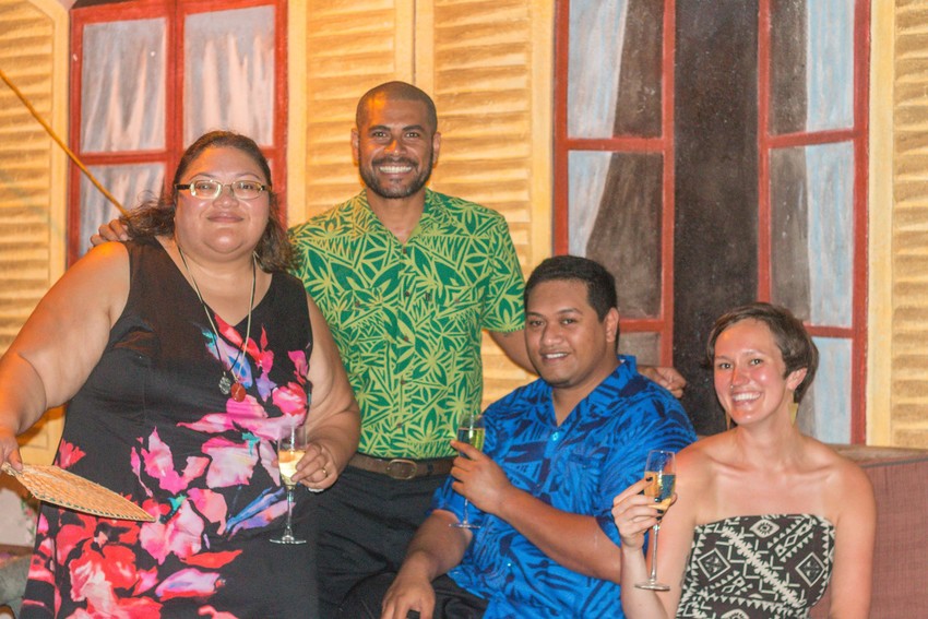 L-R 350 Team: Koreti, Fenton, Lusia and Janina