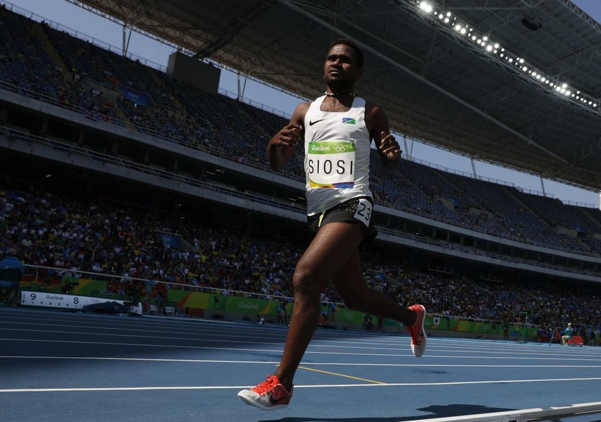 Rosefelo competing in the Rio Olympics. Photo credit: RNZ