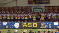 Polyfest 2015 Tonga Stage Southern Cross Campus - Lakalaka