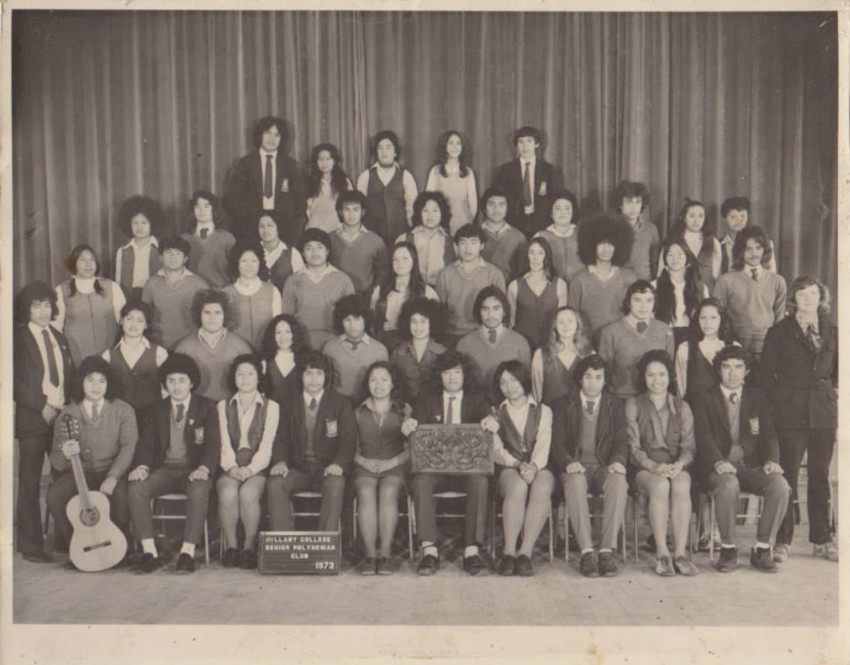 My parents met as students in the Polynesian Club who were founding members of what is now Polyfest. Dad is in the second row from the back he is the third from the right. Every year dad usually comes to NZ to take photos at Polyfest
