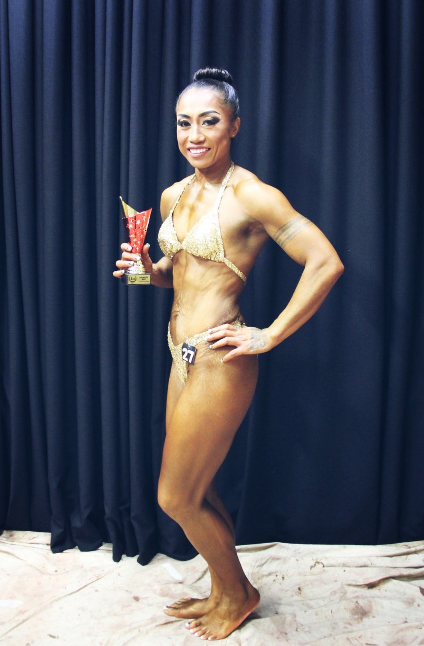 Priscilla - winner of Ms Hawkes Bay Physique 2019