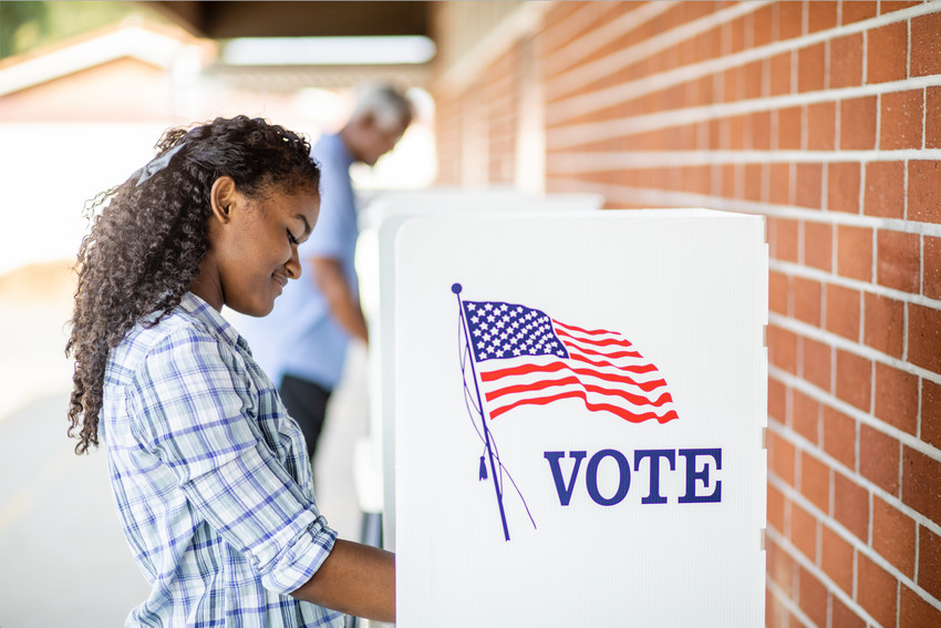 A college student in the US votes. Photo Credit: XQ the Blog