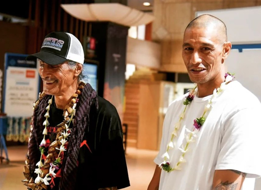 Fa'amoana & Matthias in Tahiti for FIFO